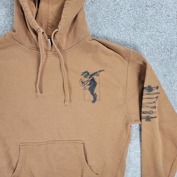 Anime Manga Series Jujutsu Kaisen Hoodie M Tan Brown Independent Trading Tag - Picture 10 of 15